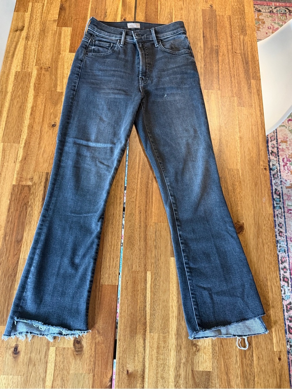 MOTHER Dark grey-black jeans